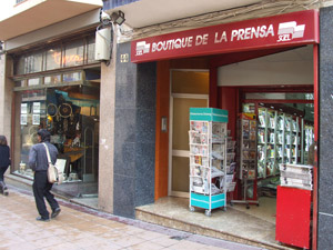 Tiendas Libreras y kioscos - BOUTIQUE DE LA PRENSA